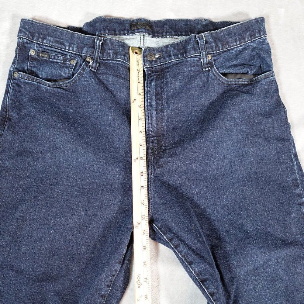 Polo Ralph Lauren The Prospect Stretch Straight Denim Jeans Mens 44 (Fits 41x32) - Picture 11 of 12